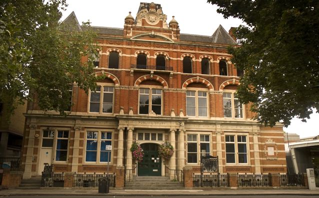 Front view of Kagyu Samye Dzong Buddhist Centre in London.