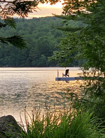 Now THAT's a good seat! Taken on a pond in Bucksport, Maine