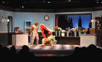This one's a blur, but I know I did the faux-finished walls and the checkerboard floor. Fun show!